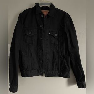 Levi Black Jacket, Size Small